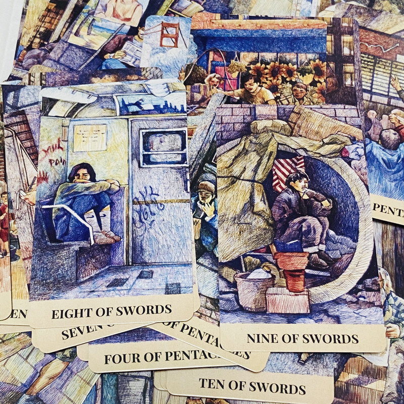 City Labyrinth Tarot Cards 78  - Tarot Cards Deck With Guidebook 评论和价格