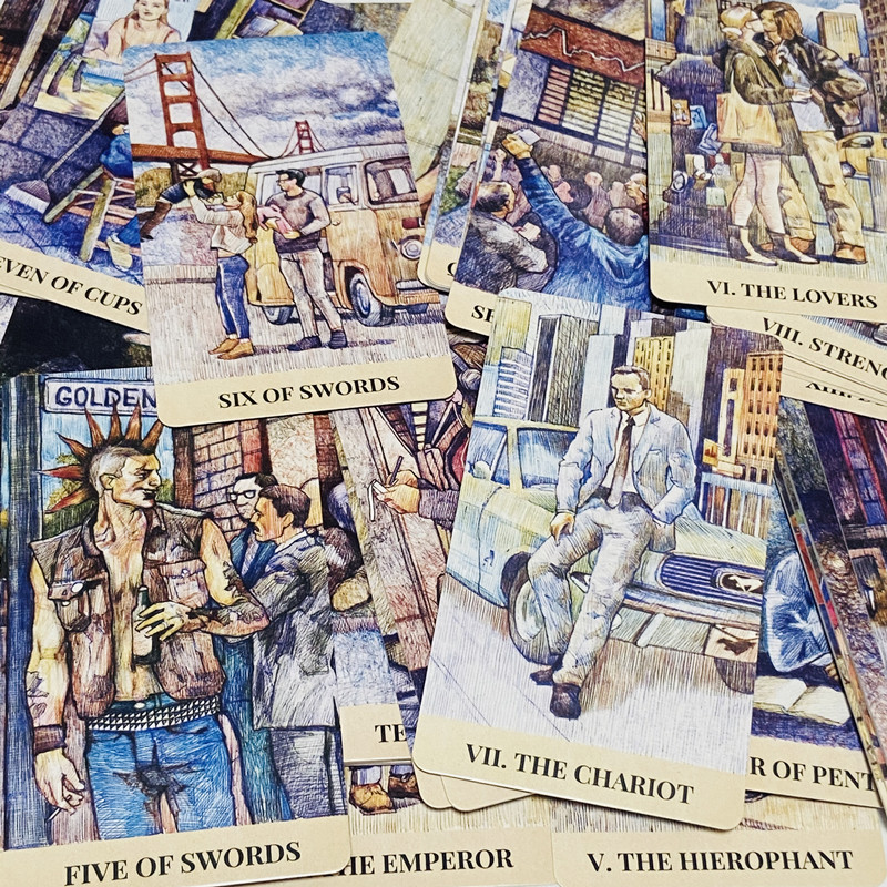 City Labyrinth Tarot Cards 78  - Tarot Cards Deck With Guidebook 评论和价格