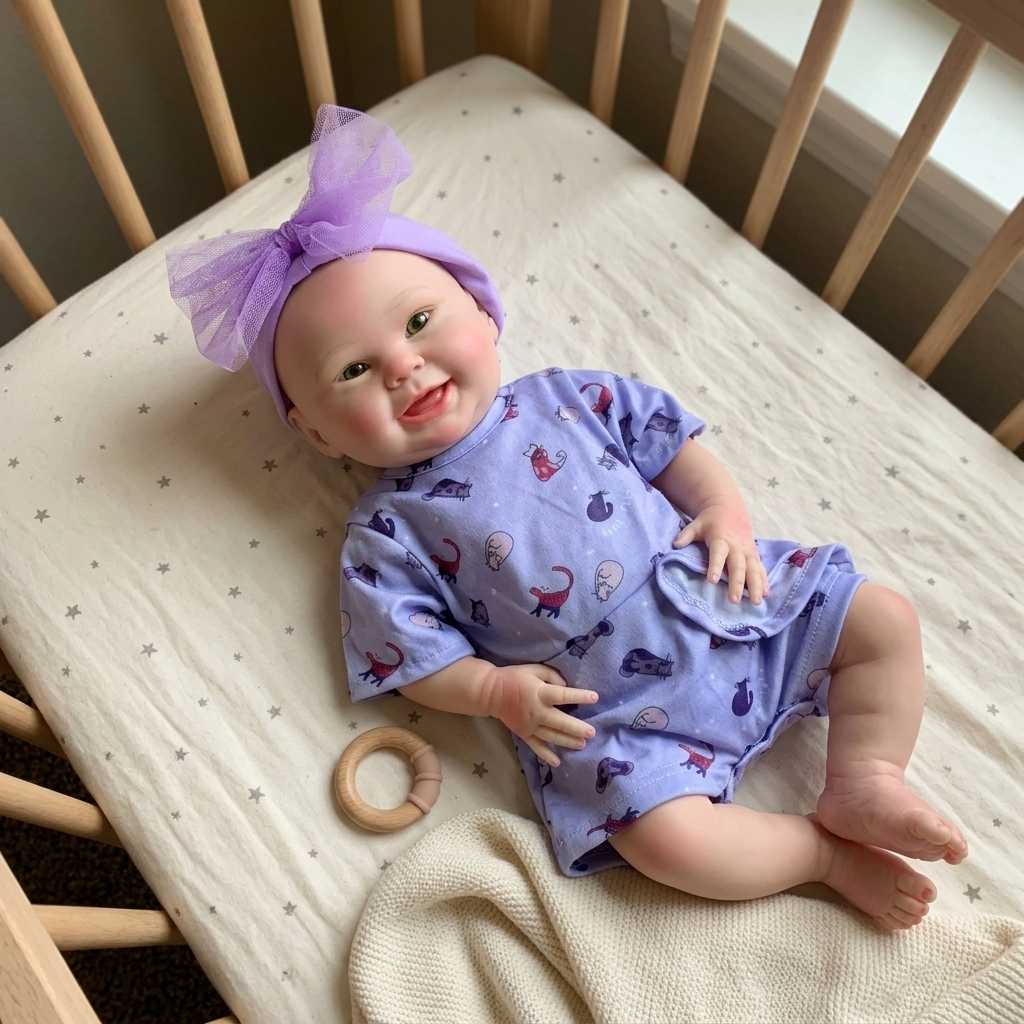 18 Inch Full Body Silicone Reb - Reborn Baby Doll Silicone Realistic 评论和价格
