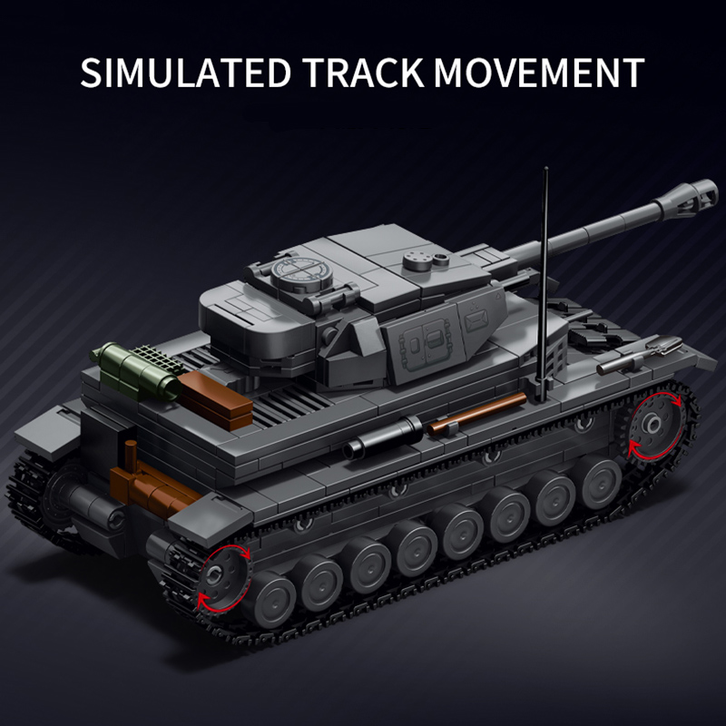 Military 1/35 Scale Panzerkamp - Lego Compatible Military Tank 评论和价格