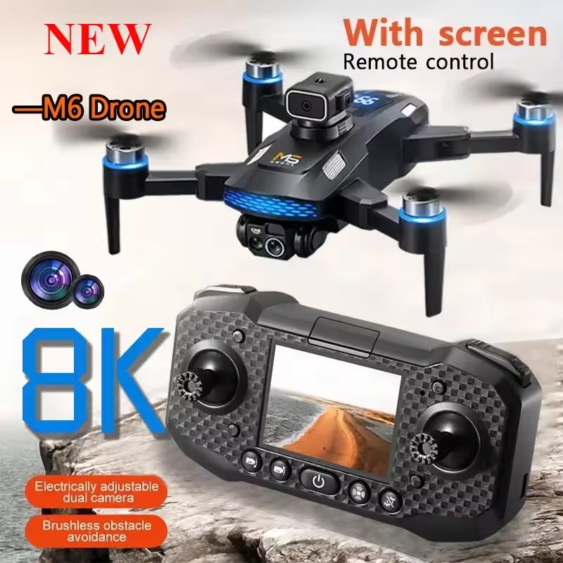 2026 NEW M6 Drone Professional - Fpv Brushless Rc Drone 4K 评论和价格